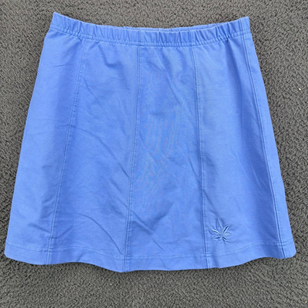 Boast‎ USA Womens XS Cannabis Embroidered Logo Tennis Golf Mini Skirt Active